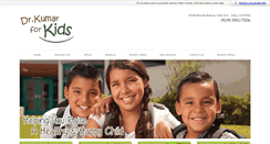 Desktop Screenshot of drkumarforkids.com